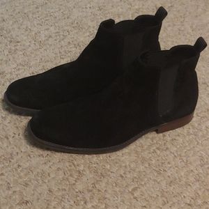 Sonoma Black suede Chelsea boots